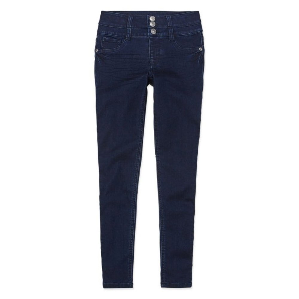Arizona Girls Skinny Dark Denim Jeggings Size 16.5